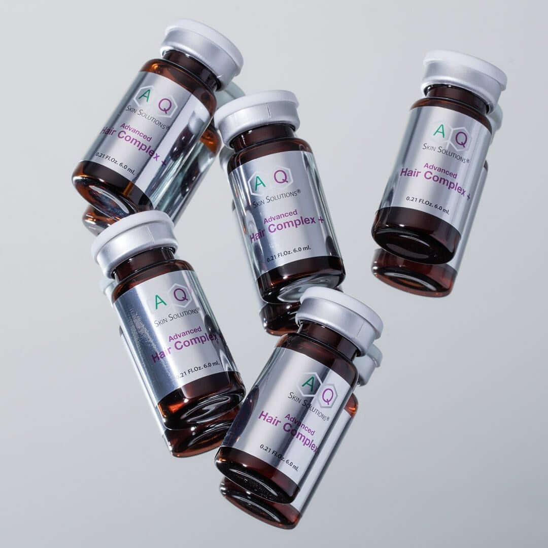 AQスキンソリューションズ社の育毛剤ヘアーコンプレックスは5バイアル入り