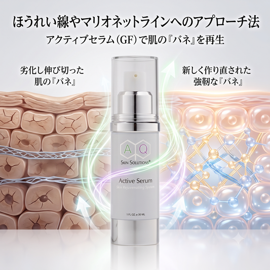 ほうれい線やマリオネットラインへのアプローチ法